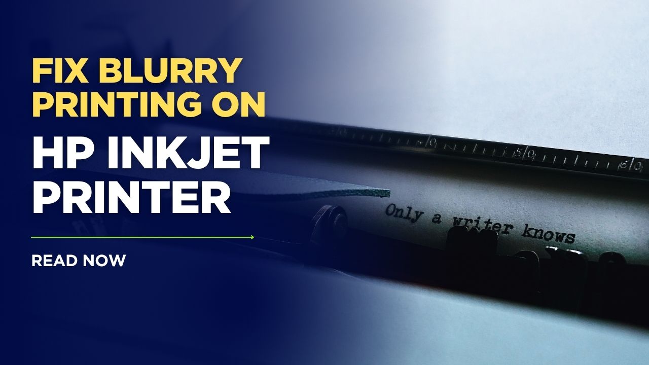 fix blurry printing