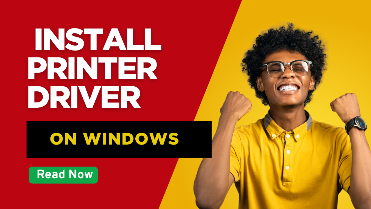 install printer driver on Windows