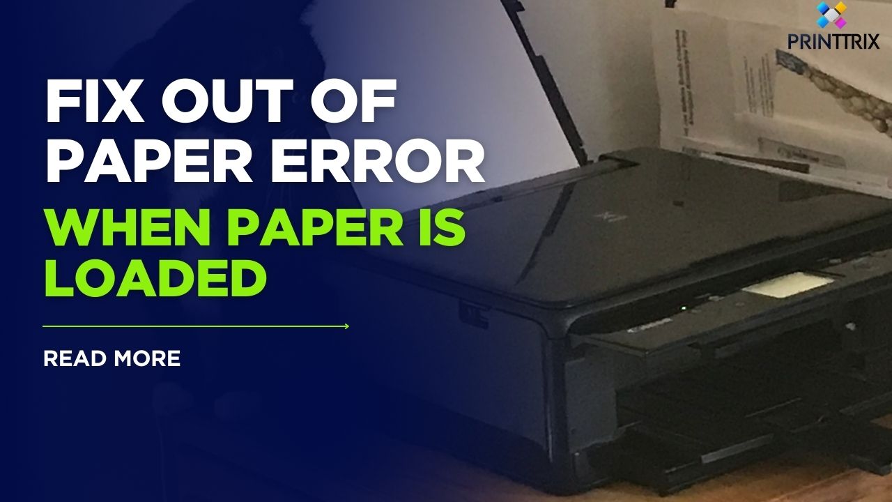 fix printer out of paper error