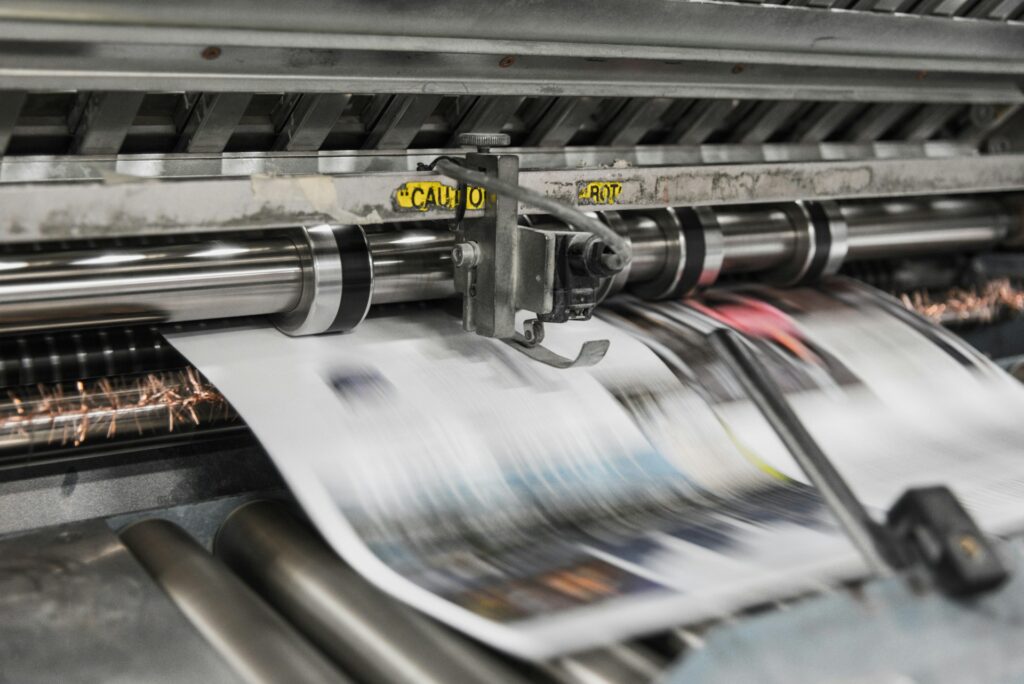 printer prints mirror image