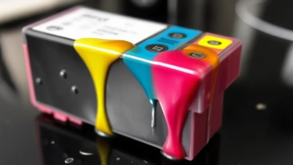 leaking ink cartridge