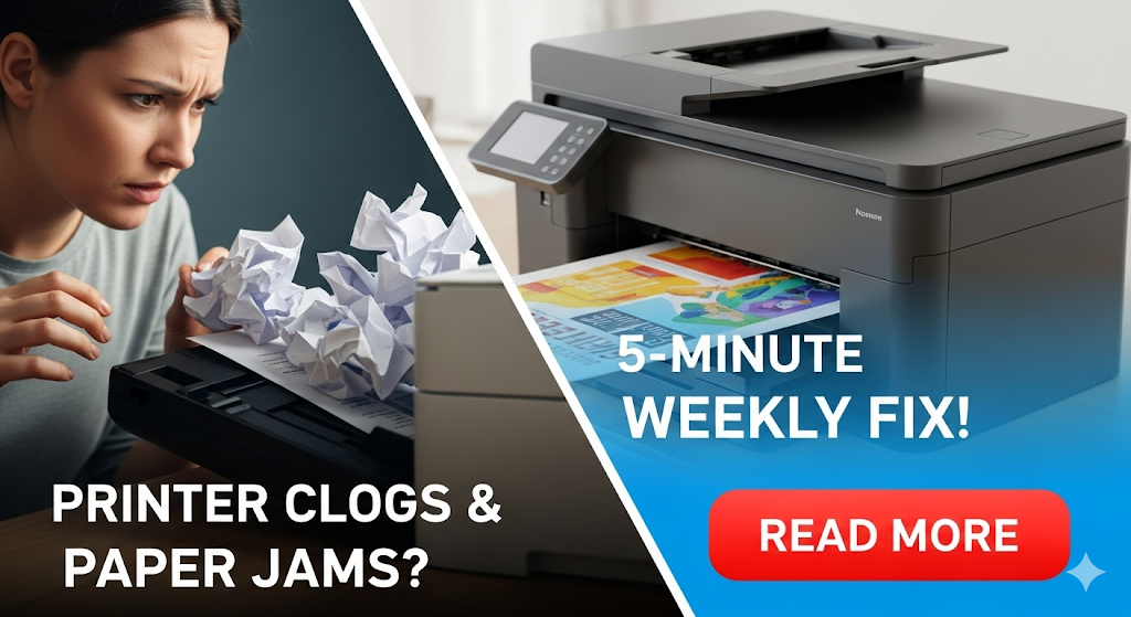 5-Minute Weekly Routine to Prevent Printer Clogs & Paper Jams