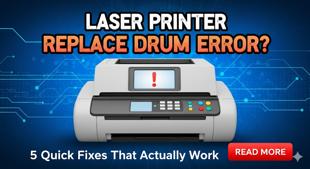 Laser Printer Replace Drum Error? 5 Quick Fixes That Actually Work