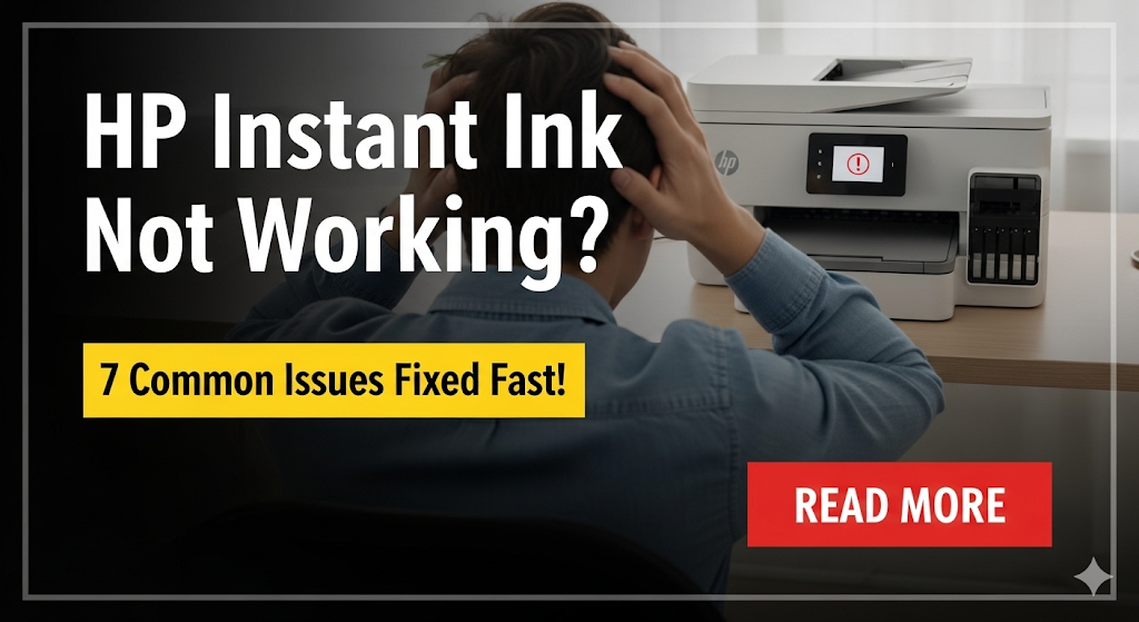 HP Instant Ink Not Working