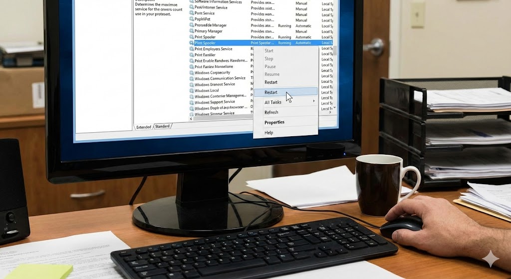 Restart Print Spooler
