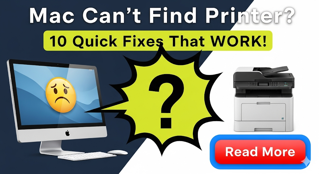 Mac Can't Find Printer? 10 Quick Fixes That Actually Work
