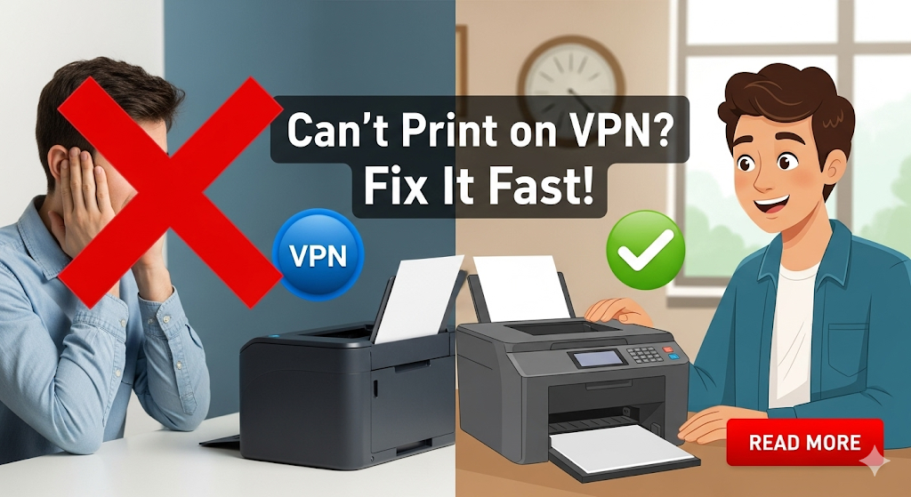 Can't Print While Connected VPN
