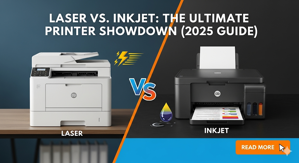 Laser vs Inkjet Printers