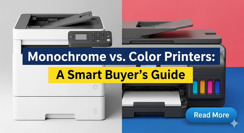 Monochrome vs Color Printers