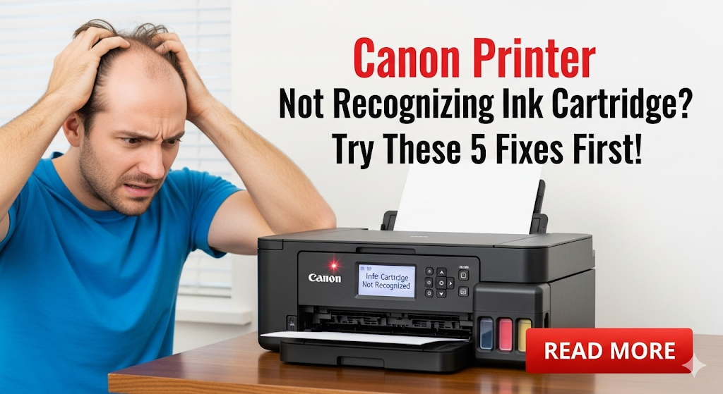 Canon Printer Not Recognizing Ink Cartridge?