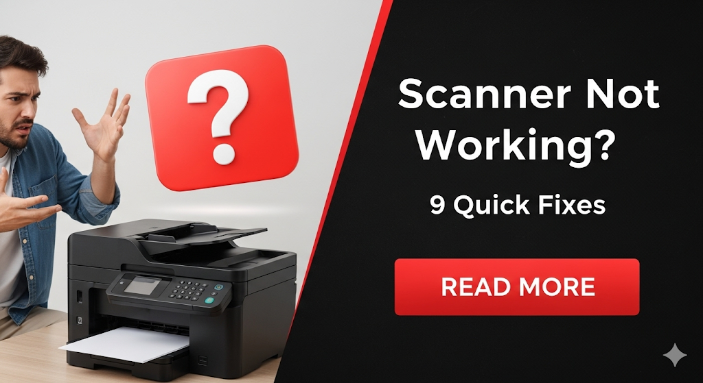 Scanner Not Working? 9 Quick Fixes for All-in-One Printers