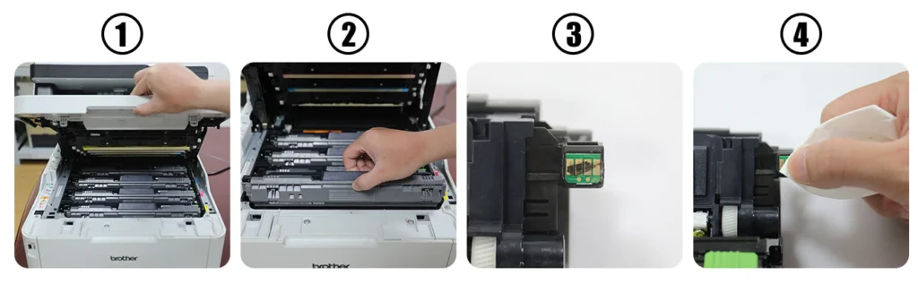 Check and Replace Low Ink or Toner Cartridges