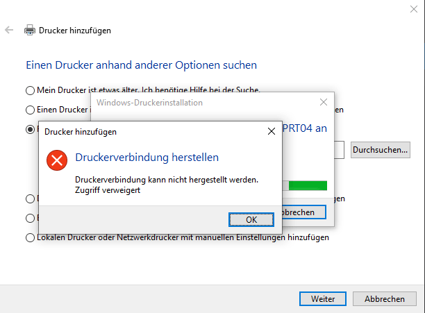 Fix User Permission Errors Shared Network Printer Issues