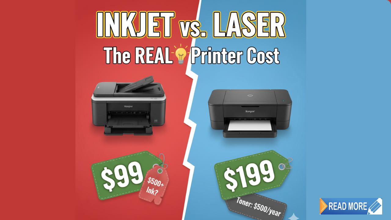 Inkjet vs Laser Printer Cost