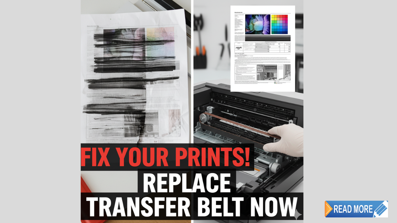 Replace Transfer Belt: Stop Print Quality Disasters Now