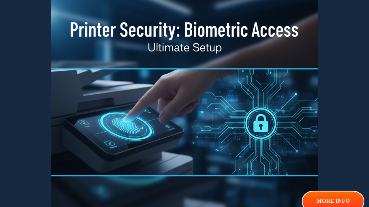 Biometric Authentication for Printer Access: Ultimate Security Setup