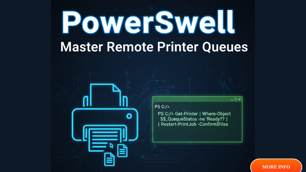 Master Remote Printer Queue Control: Ultimate PowerShell Guide
