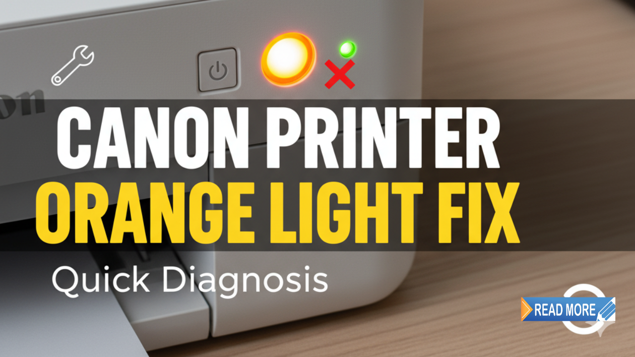 Fix Canon Printer Flashing Orange Light: Quick Diagnosis Guide