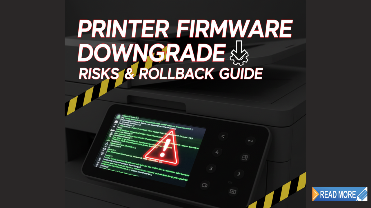 Downgrading Printer Firmware: Critical Rollback Guide & Risks
