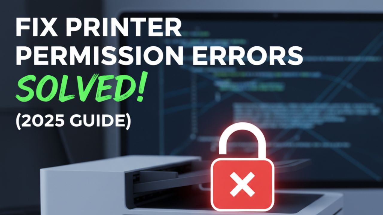 Fix User Permission Errors Shared Network Printer (Solved 2025)