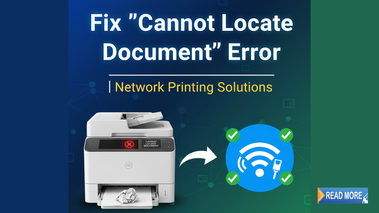 Fix "Cannot Locate Document" Error Printing from Network Drives Fast