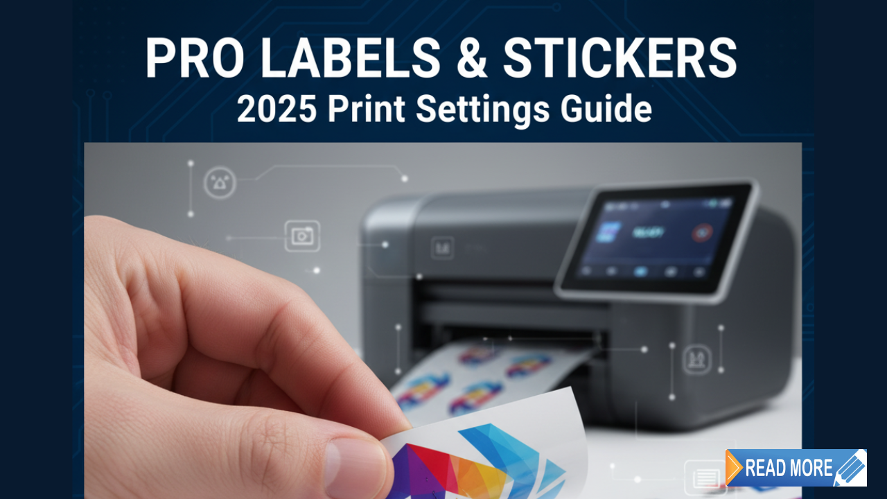 Print High-Quality Labels and Stickers: Optimal Settings Guide 2025