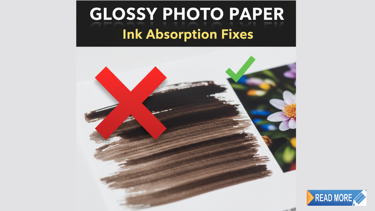 Ink Absorption Issues on Glossy Photo Paper: Complete Troubleshooting