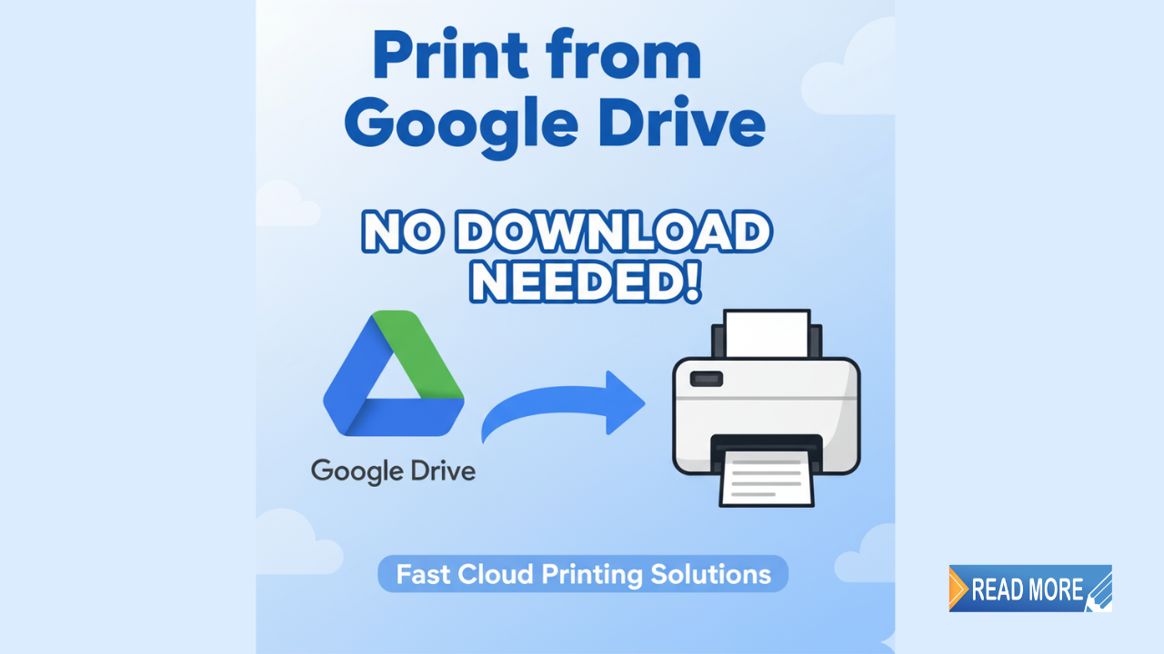 Print from Google Drive Without Downloading | Fast Cloud Printing Solutions