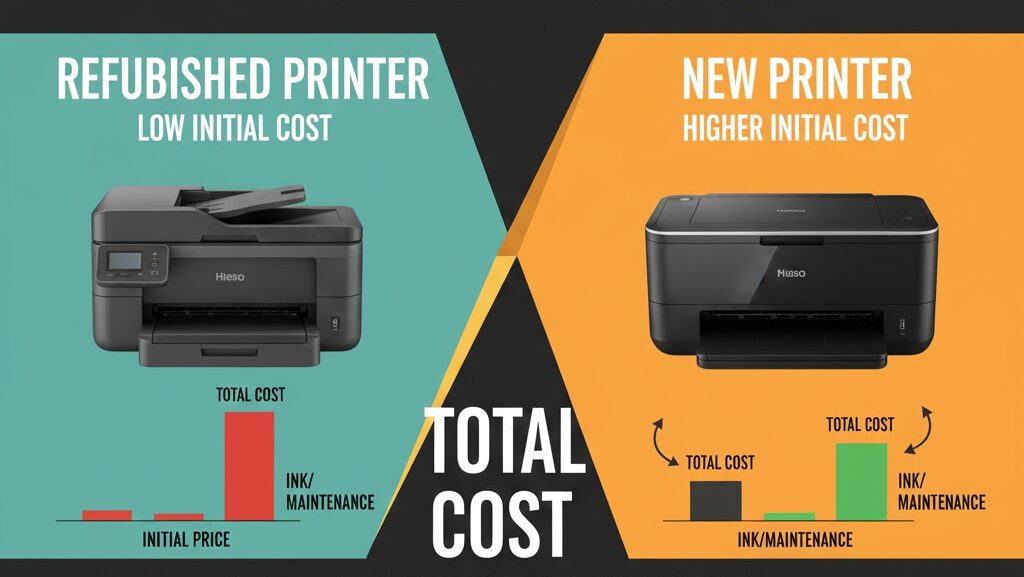 Refurbished vs New Printers Total Cost of Ownership: Smart Guide