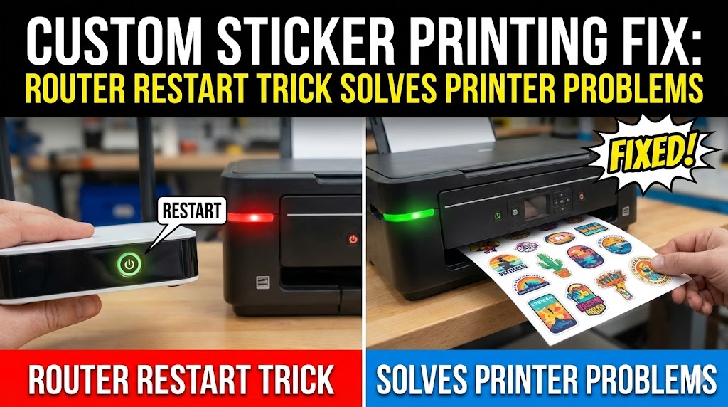 Custom Sticker Printing Fix