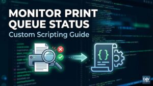 Schedule Your Script to Write a Custom Script to Monitor Print Queue Status Automatically