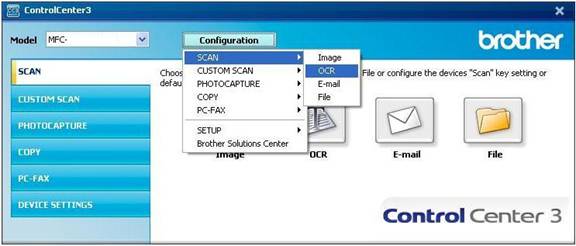 Use Brother ControlCenter Software