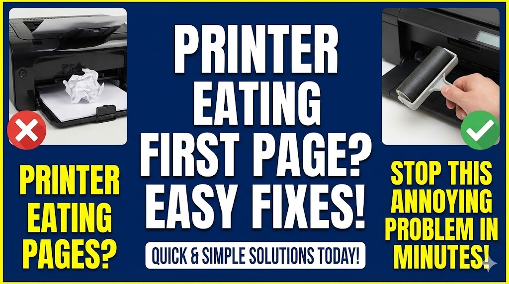Printer Eats First Page? Stop This Annoying Problem in Minutes Today