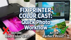 Fix Printer Printing with Color Cast: Quick Photo Workflow Solutions